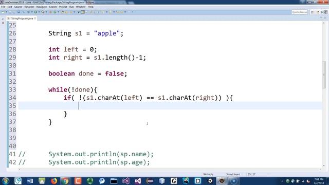Java String Palindrome Example