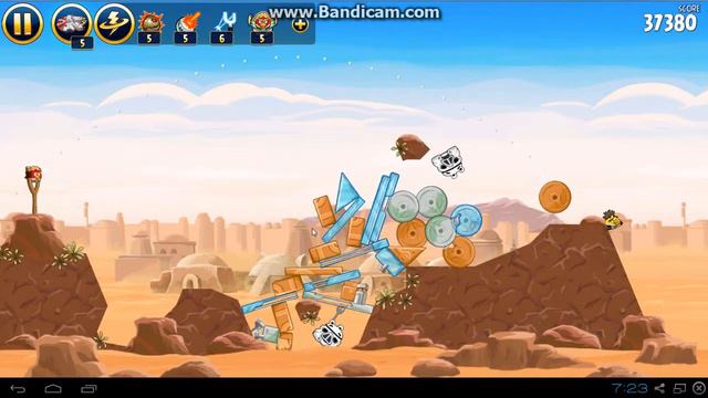 играем в Angry Birds star wars с Димоном (прохождение) смотреть онлайн