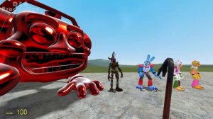 ALL SKINS FNAF SECURITY BREACH JUMPSCARES IN Garry's Mod (Glamrock Freddy, Vanessa)