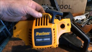 Бензопила Р 350-ХТ,,CHROME,,Замена эластичной диафрагмы карбюратора на ,,пересохшую,,!)