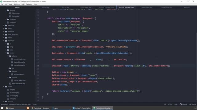 Laravel5.8 Tutorial | Build your Own Photo Gallery (Part 2/2) 2019 | Eduonix