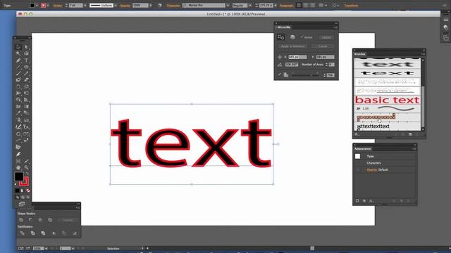 Apply Illustrator brushes to text tutorial смотреть онлайн