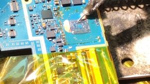 Перепайка микросхемы (flash) памяти Samsung N8000