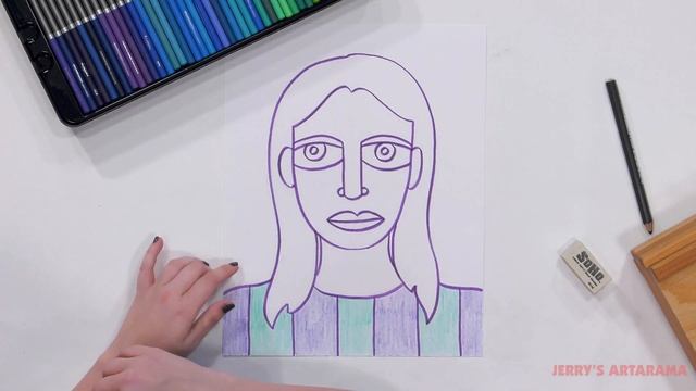 Kids Art Lessons, Video Lesson 6: Self Portrait ?? смотреть онлайн