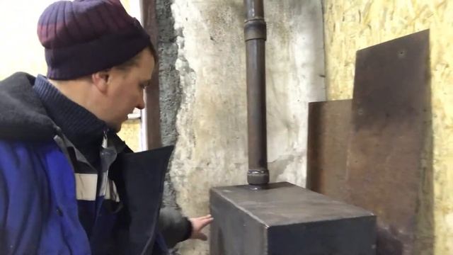 Гаражные дела. Установка печи. Монтаж вентиляции смотреть онлайн