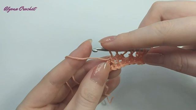 Простой воздушный узор тунисским крючком | Tunisian crochet