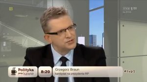 Grzegorz Braun MASAKRUJE dziennikarkę TVP (cały program)