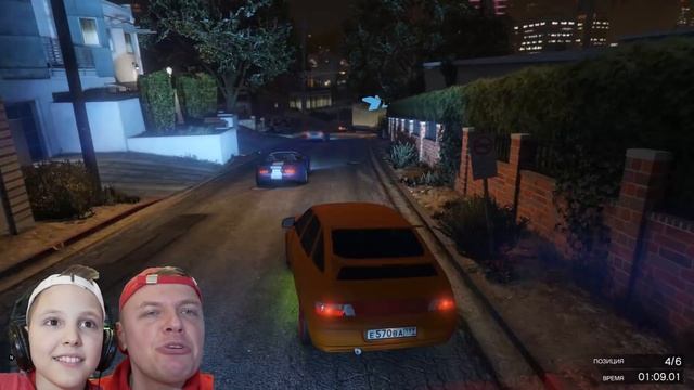 НАША ЛАДА Едет на ночные ГОНКИ в GTA5 Геймплей от Игорюшины ИгрУши