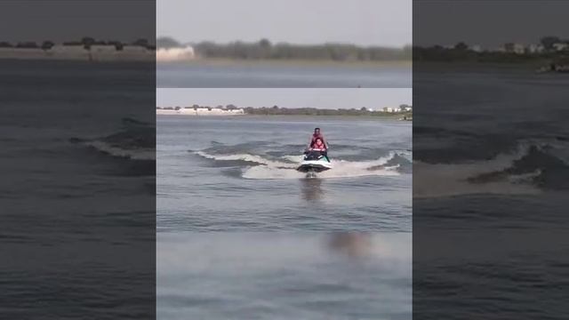 I sit on Jet Ski in first  time