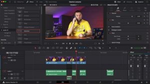 Звук телефонного разговора. Обработка голоса в Davinci Resolve.