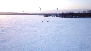 Закат на Шершневском водохранилище