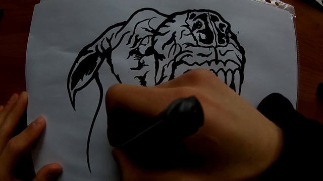 #3- Как нарисовать ГРАФФИТИ СОБАКА-How to draw GRAFFITI DOG смотреть онлайн