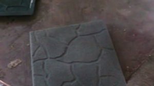 Распалубка тротуарной плитки/Брак от спешки))