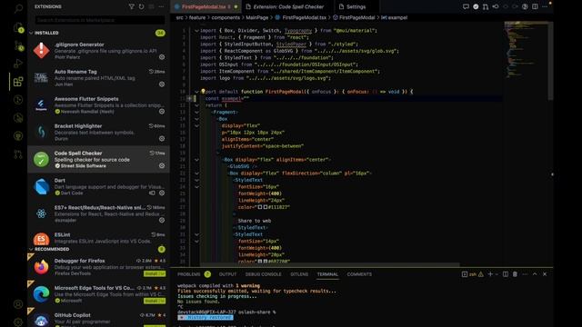 Top 10 Vs code extension every Flutter/React Developer should have ??