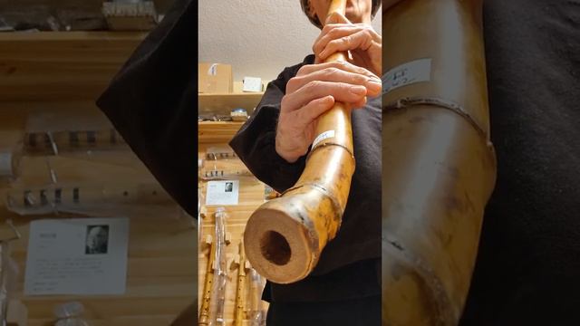 2 9 jinashi Shakuhachi tuned to F# смотреть онлайн