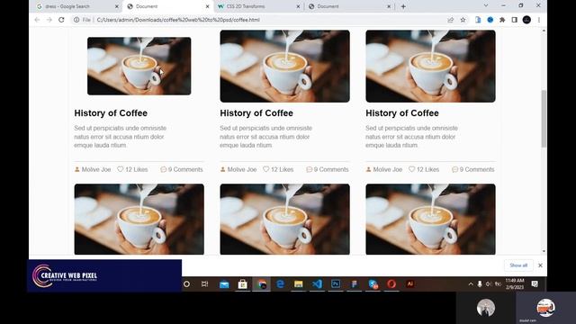CSS Tutorial: Transform property in CSS (Animations) | Web Development Tutorials