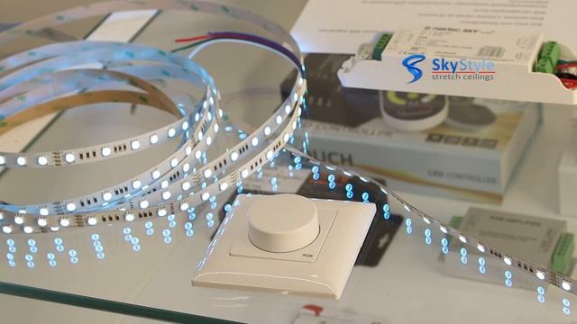 Управление RGB подсветкой беспроводным выключателем.