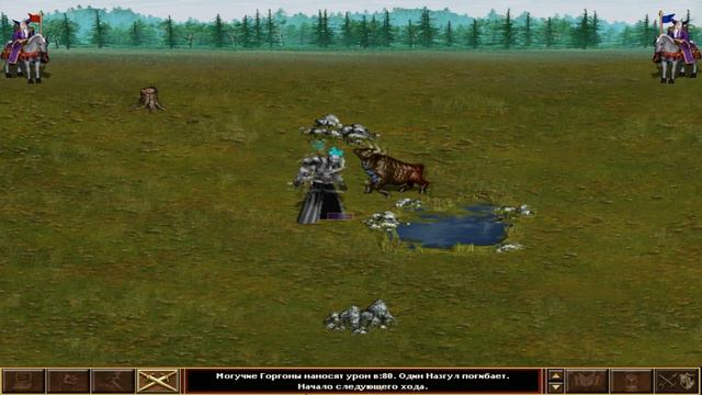 Heroes 3 | 1000 Часовых vs 2400 Архангелов смотреть онлайн