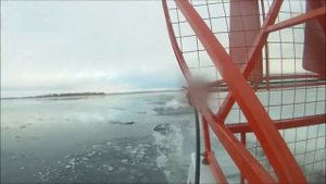 Аэросани патруль первый выезд 2015. Жесть.