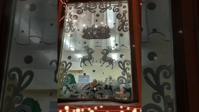 Новогоднее оформление детского сада