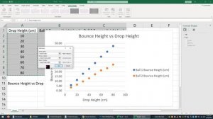 All Graphing Using Excel Two Data Sets v03