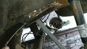 Задний лонжерон, сварка, усиление чашки пружин Опель Вектра А.