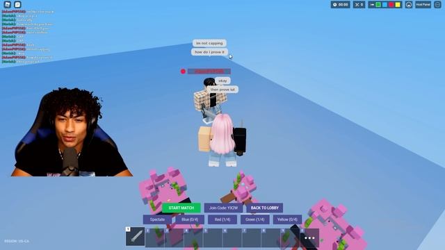 I Pretended To Be An E-GIRL To Get FREE KITS.. (Roblox bedwars) смотреть онлайн