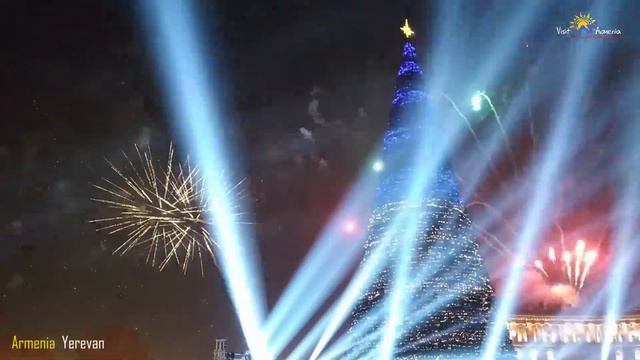 Yerevan Christmas tree 2020, Ереван Новогодняя Елка 2020 смотреть онлайн