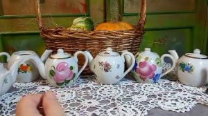 Миниатюрные чайники Дулево.Чайники - эгоисты .