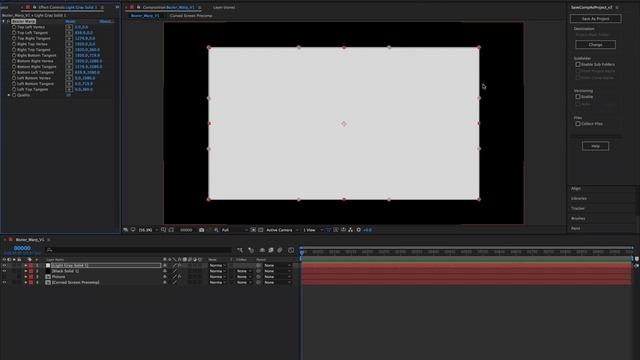 After Effects Tutorial: Distort: Bezier Warp смотреть онлайн