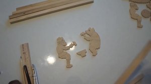 Мастер класс по деревянной игрушке "Дед и медведь"