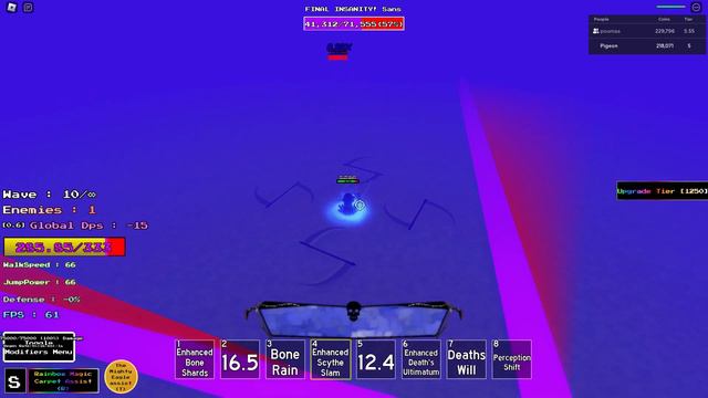 Undertale Soul Ops Boss Rush Extended: Reaper solo final смотреть онлайн