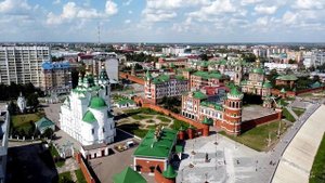 Йошкар-Ола. Брюгге. Набережная. С высоты птичьего полета.