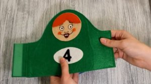Развивающая игрушка из фетра Матрёшки-застёжки. Видеообзор.