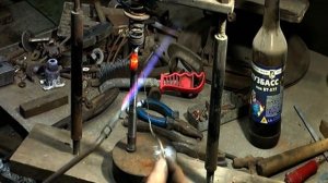 Пайка детали латунью