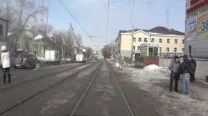 Пермь. Трамвай. 5 маршрут. 2 часть. Бахаревка-Центральный рынок-Пермь II.