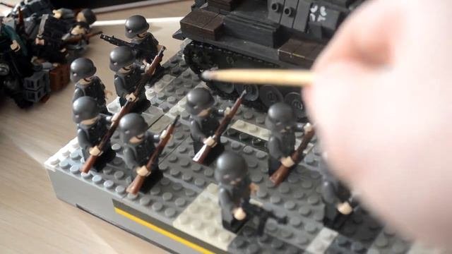 Lego-самоделка #2: 28 панфиловцев (lego-диорама)