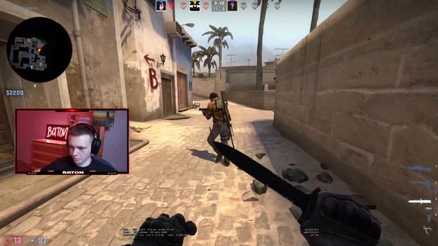 ПЕРЕШЕЛ ИГРАТЬ НА FACEIT! CS:GO смотреть онлайн