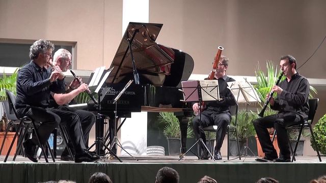 XÀBIA-2014 "Quadruple concerto para Flauta, Oboé, Clarinete, Fagot y Piano" - Jean Françaix смотреть онлайн