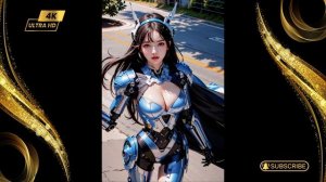 [4K] AI Art Cosplay / Robot Angel / Robot Girl / Beautiful 4K