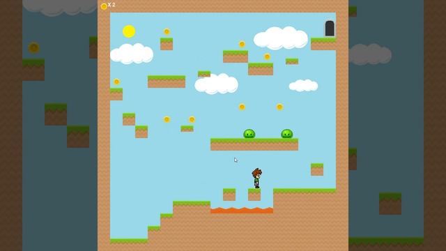 Pygame games: Platformer by "Coding with Russ" gameplay