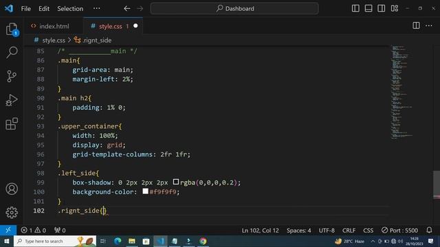 Responsive Dashboard using HTML CSS and JavaScript | Analytic dashboard