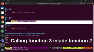 Linux|Functions|Shell Scripting