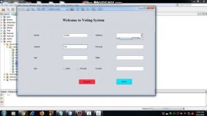 Voting System using Java Swing