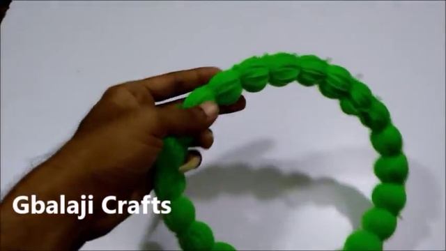 EASY DOOR TORAN FROM WOOLEN DIY DOOR HANGING TORAN FROM POM POM