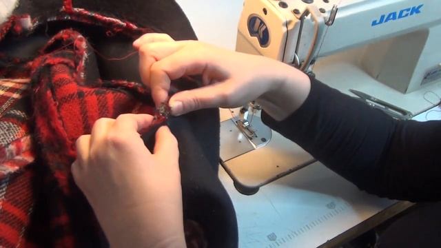 Шью пальто из шерсти с мохером. Английский воротник. Технология пошива. Вторая часть
