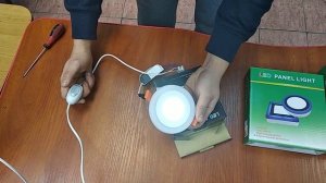 Обзор светодиодных светильников с синей подсветкой на несколько режимов и одной клавишей