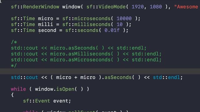 SFML 2.4.x Tutorial 010 - Handling Time & Clock