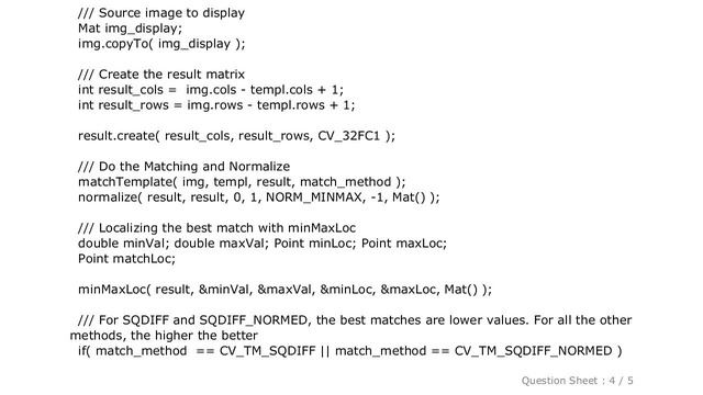 Android : OpenCV Template Matching example in Android
