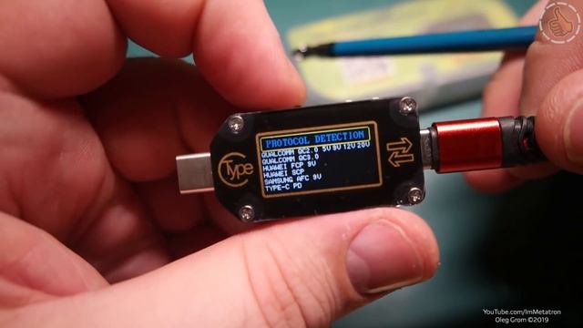 Новый USB-C мультиметр TC66C с поддержкой PD/QC Двунаправленный смотреть онлайн